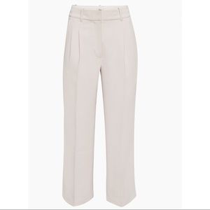Aritzia Wilfred Effortless Crop Vin Gris